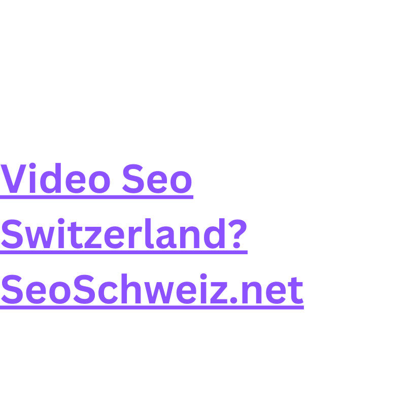 SEO-Agentur für kleine Firmen in der Schweiz?